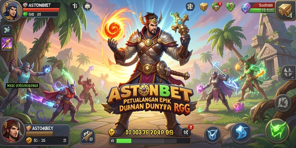 Gameplay RPG seru dengan karakter dan misi menantang di ASTONBET.