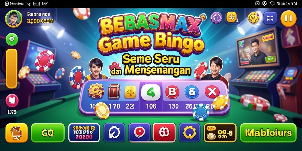 Tampilan gameplay seru dari BEBASMAX dengan pemain yang aktif.