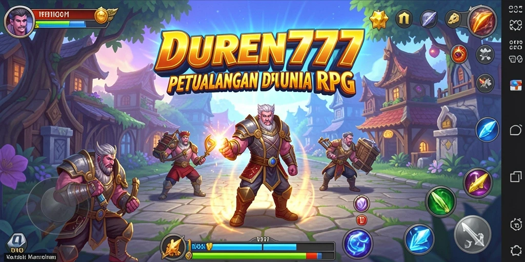 Tampilkan gameplay seru di dunia RPG DUREN777.