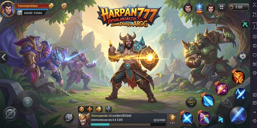 Tangkapan layar gameplay menampilkan pertarungan seru di dunia ARPG.