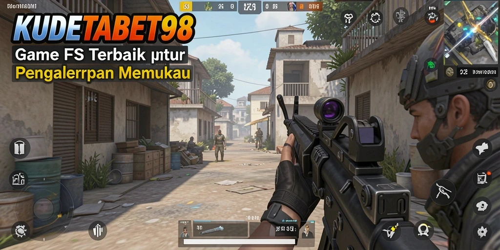 Tampilan gameplay seru di KUDETABET98 dengan aksi tembak-menembak yang intens.