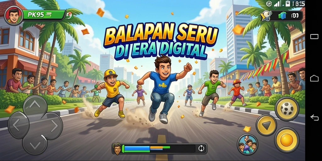 Gameplay PK95 yang mendebarkan dengan grafis fantastis.